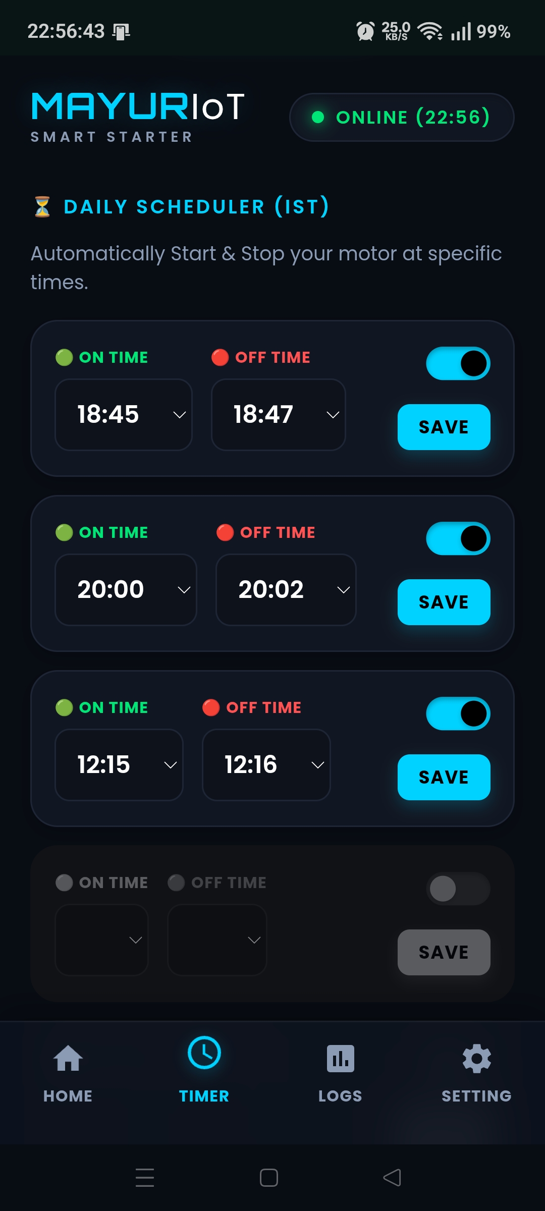 NTP Daily Scheduler